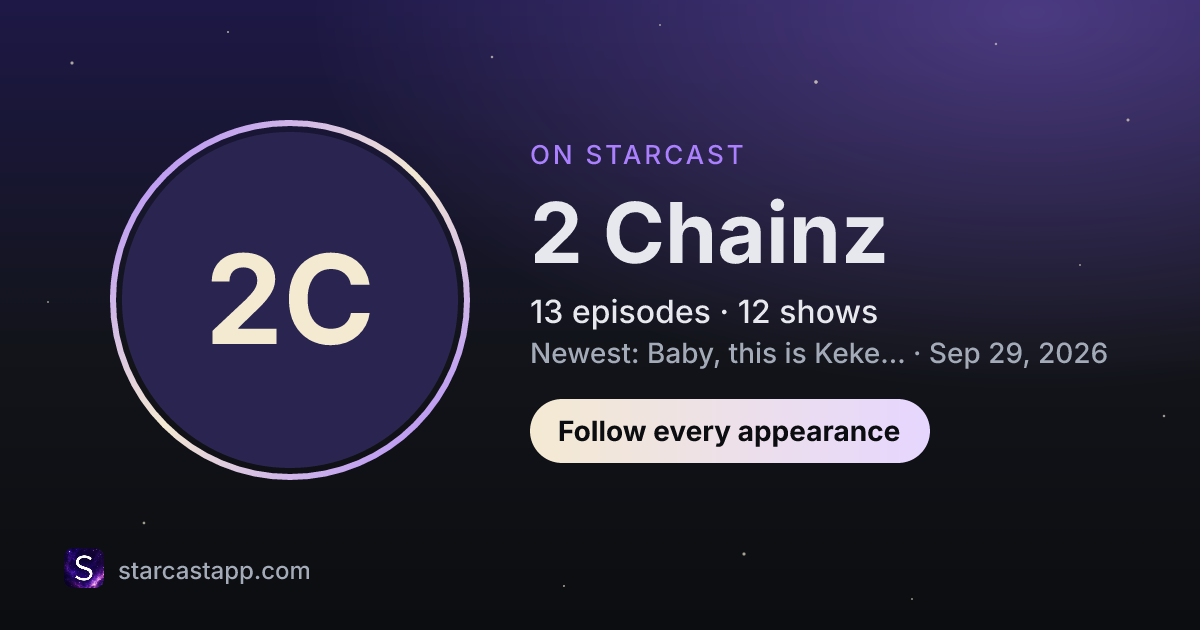 The preview card for 2 Chainz