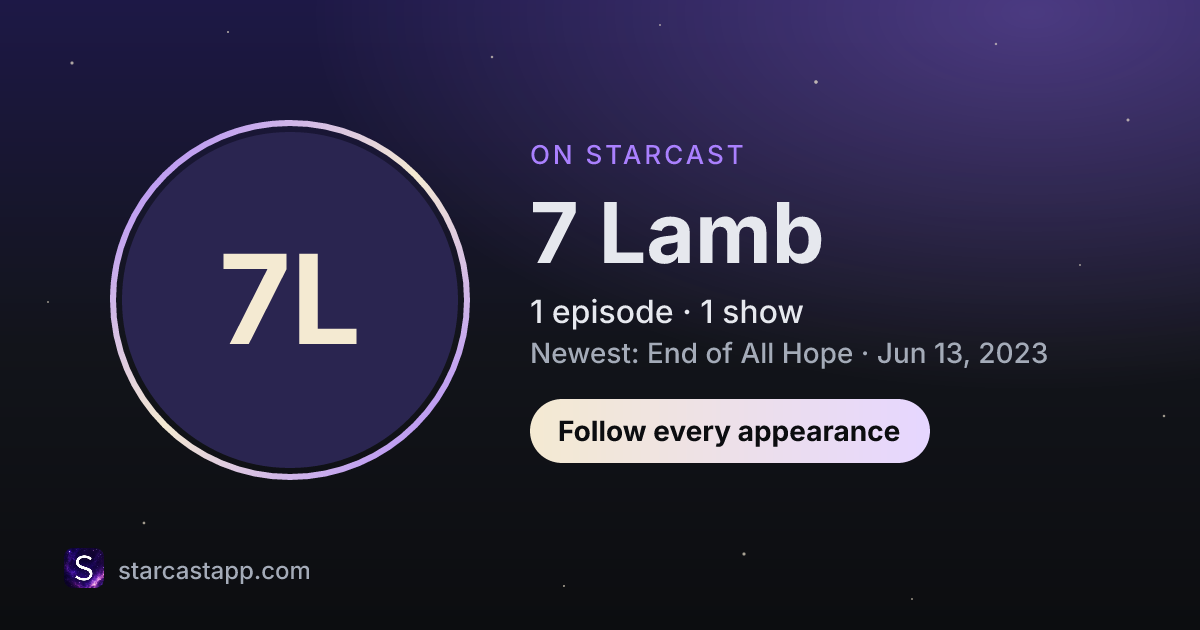 The preview card for 7 Lamb