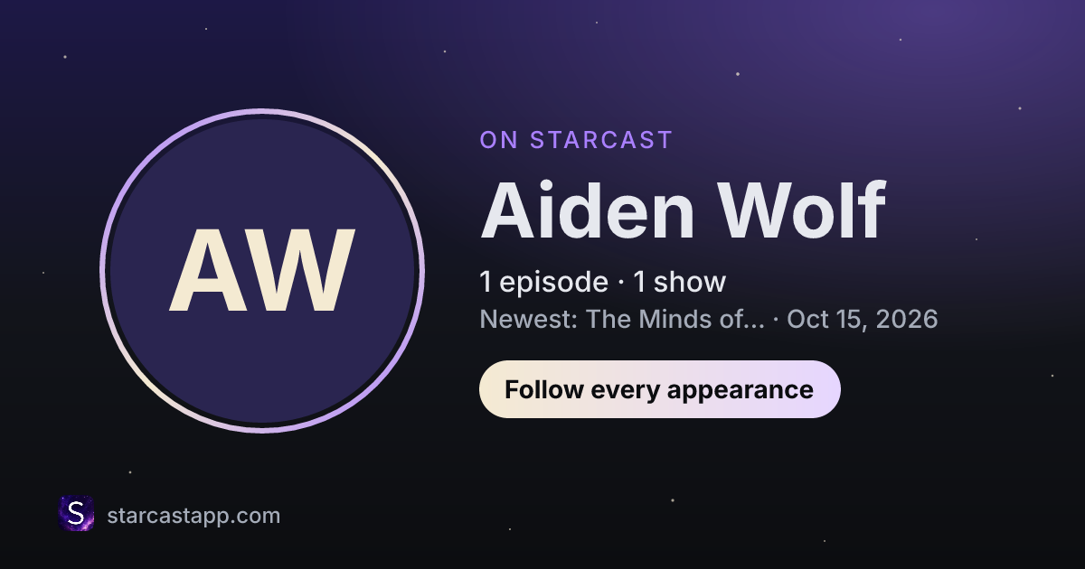 The preview card for Aiden Wolf