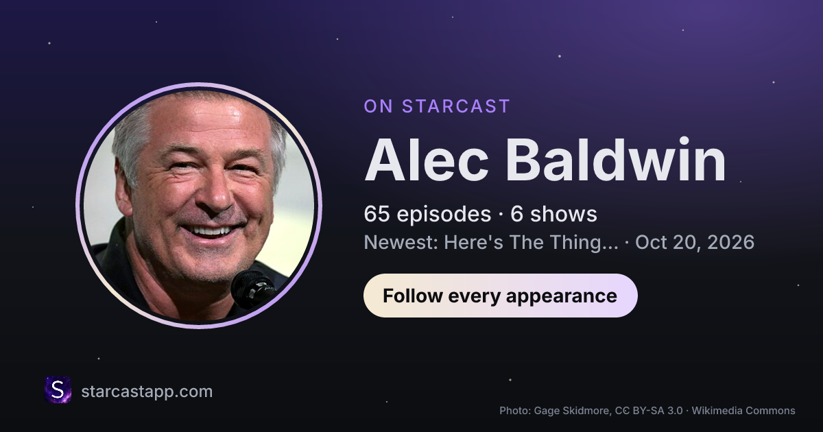The preview card for Alec Baldwin