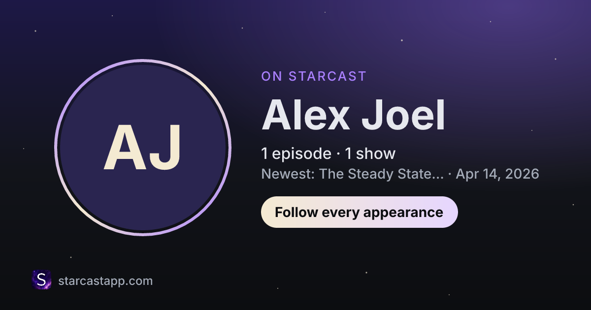 The preview card for Alex Joel