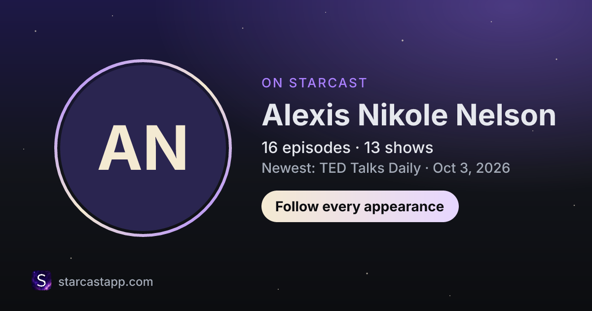 The preview card for Alexis Nikole Nelson