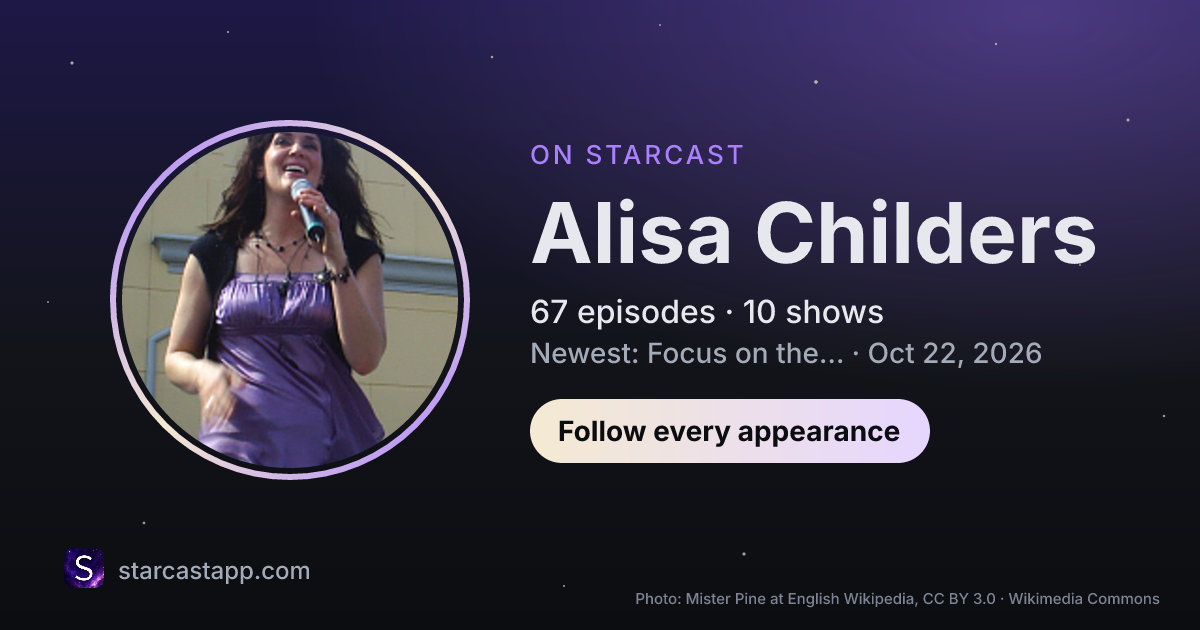 The preview card for Alisa Childers