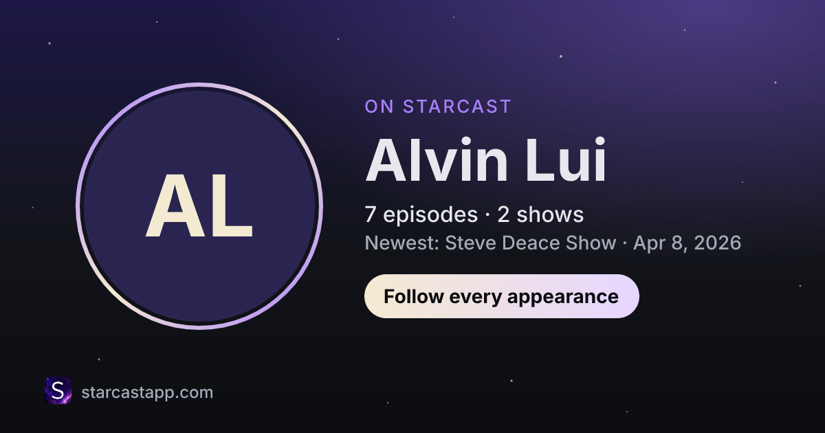 The preview card for Alvin Lui