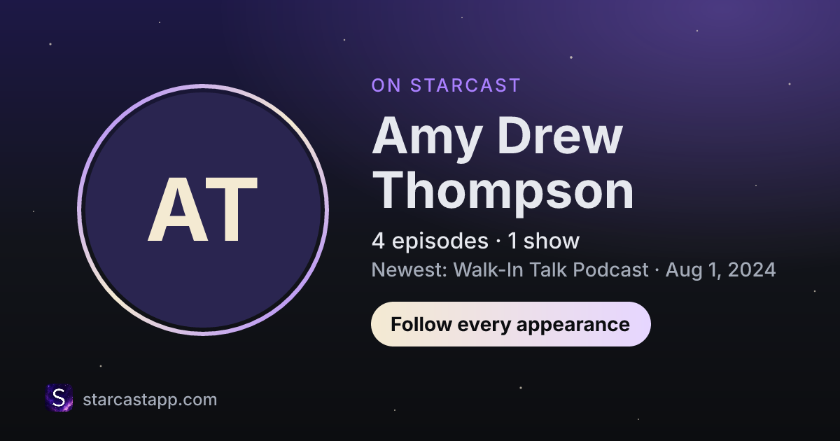 The preview card for Amy Drew Thompson