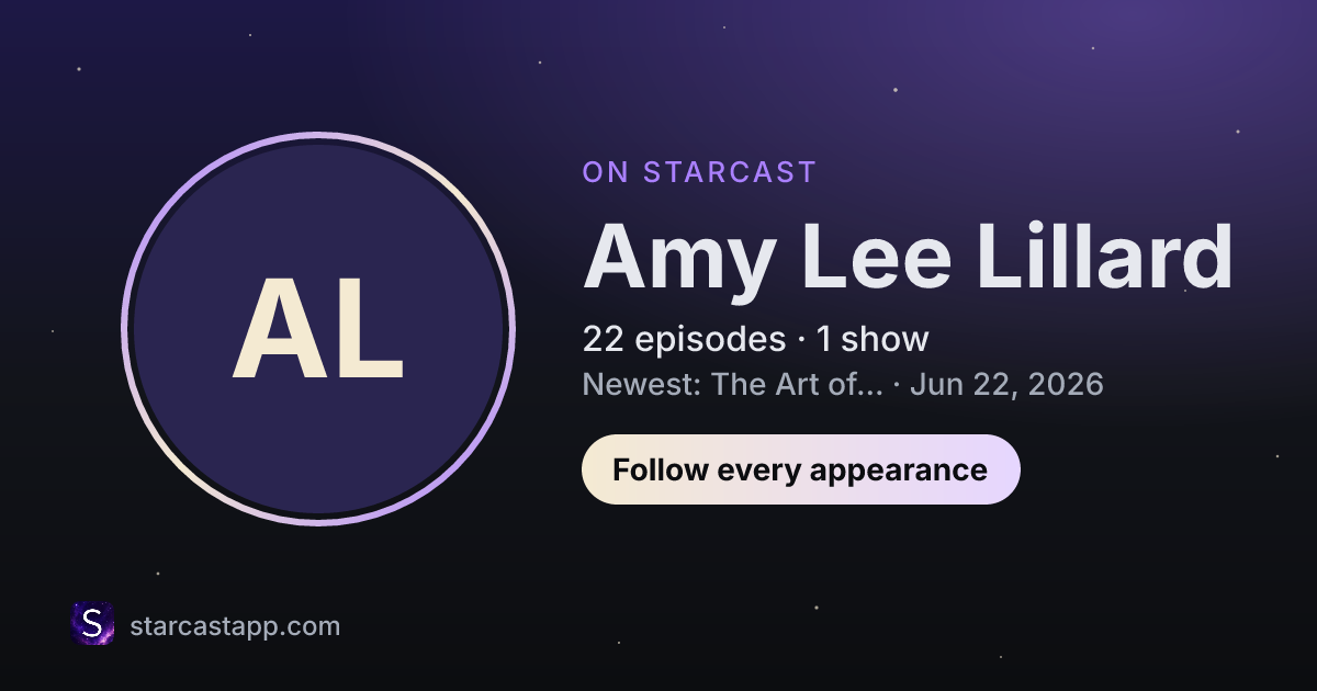 The preview card for Amy Lee Lillard