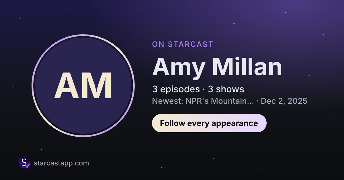 The preview card for Amy Millan