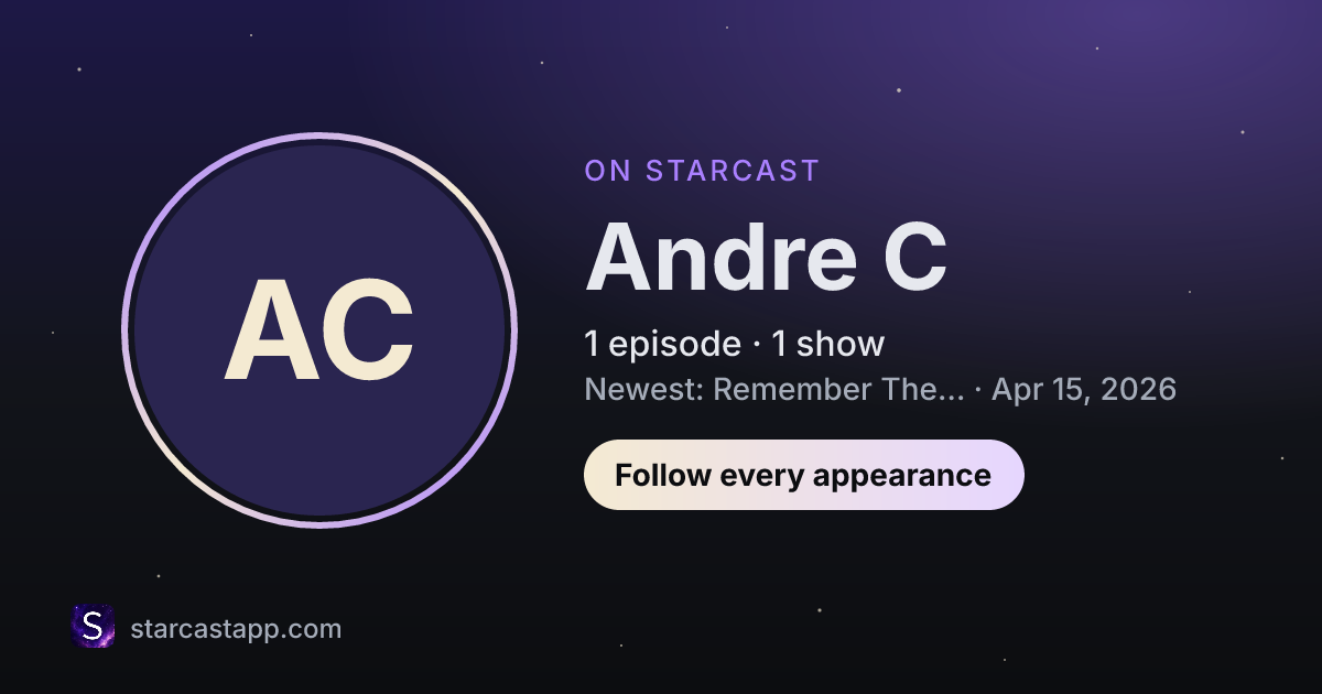 The preview card for Andre C