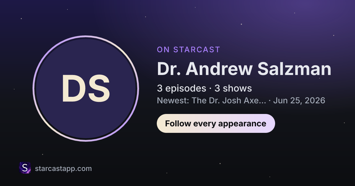 The preview card for Dr. Andrew Salzman