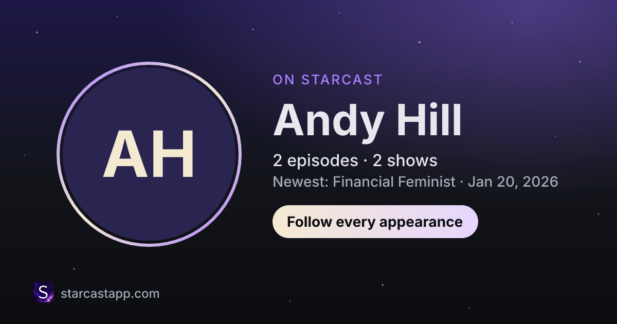 The preview card for Andy Hill