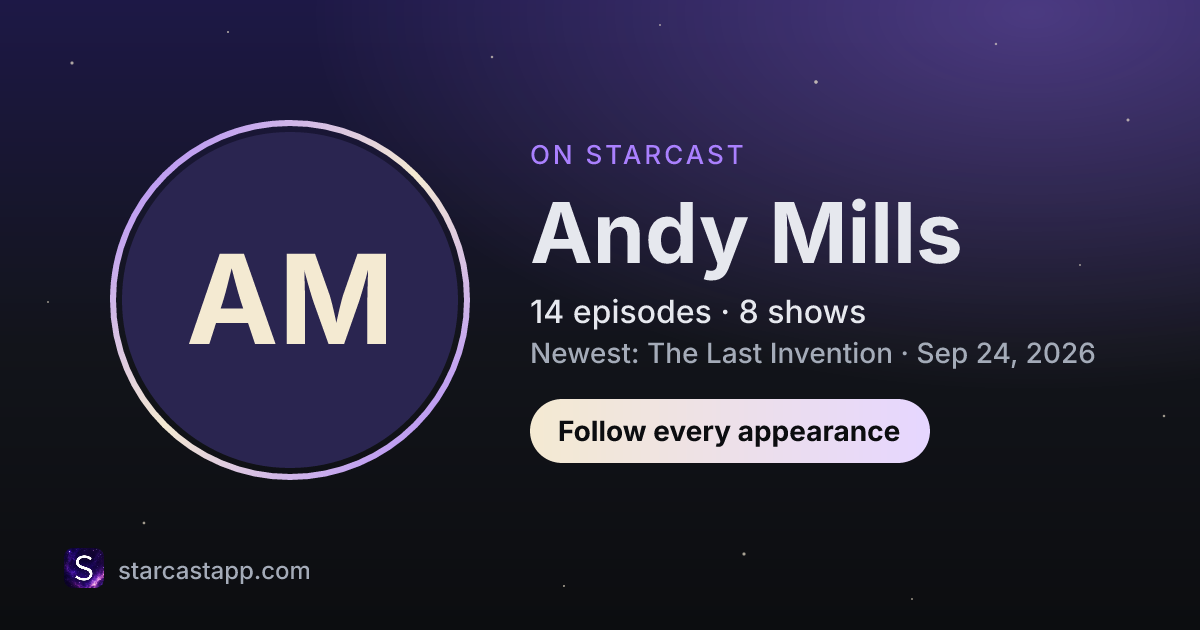 The preview card for Andy Mills