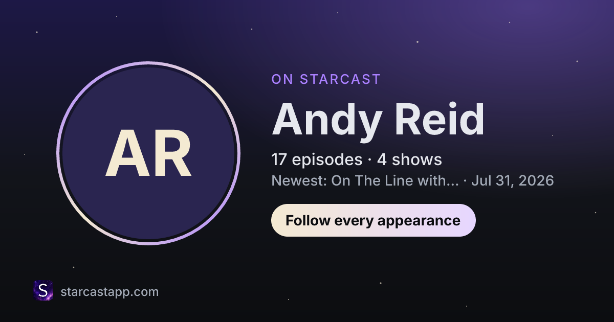 The preview card for Andy Reid