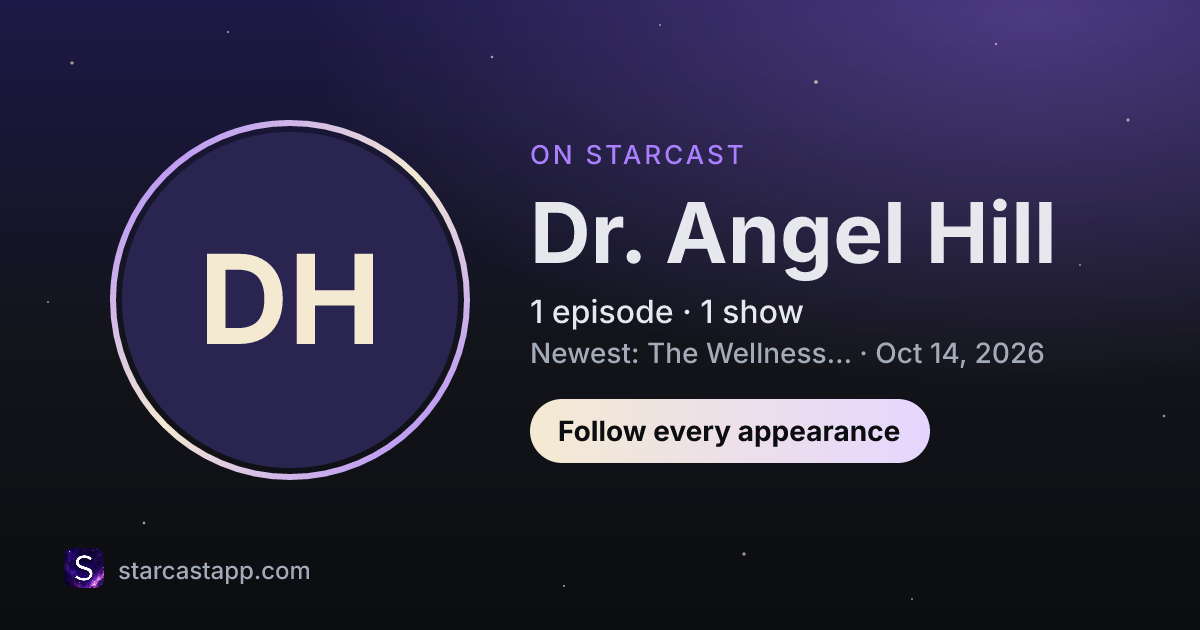 The preview card for Dr. Angel Hill