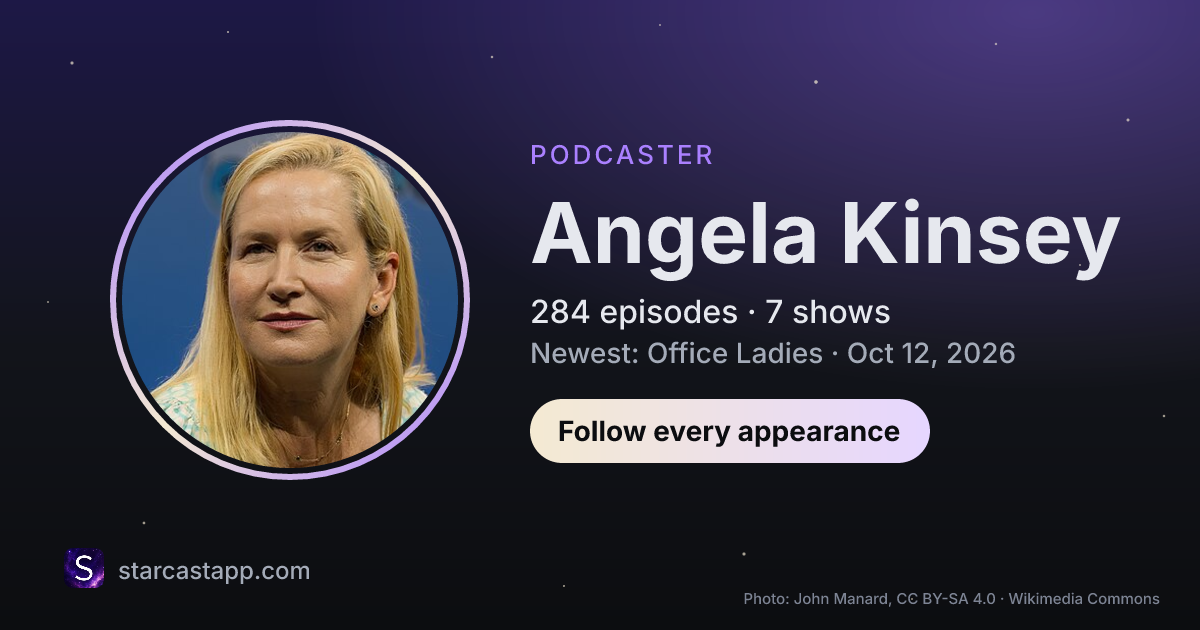 The preview card for Angela Kinsey
