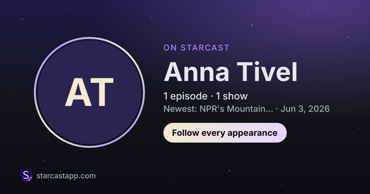 The preview card for Anna Tivel