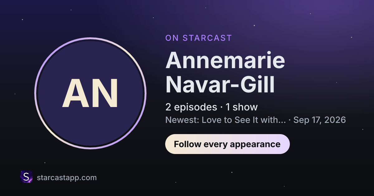 The preview card for Annemarie Navar-Gill