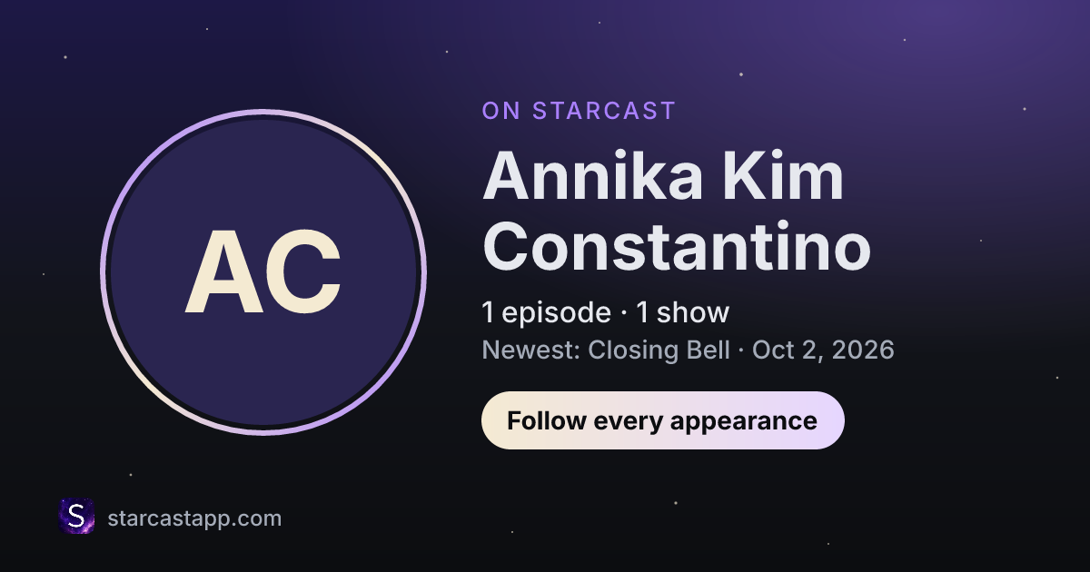 The preview card for Annika Kim Constantino