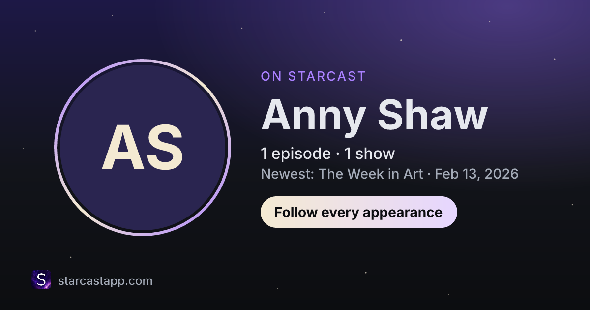 The preview card for Anny Shaw