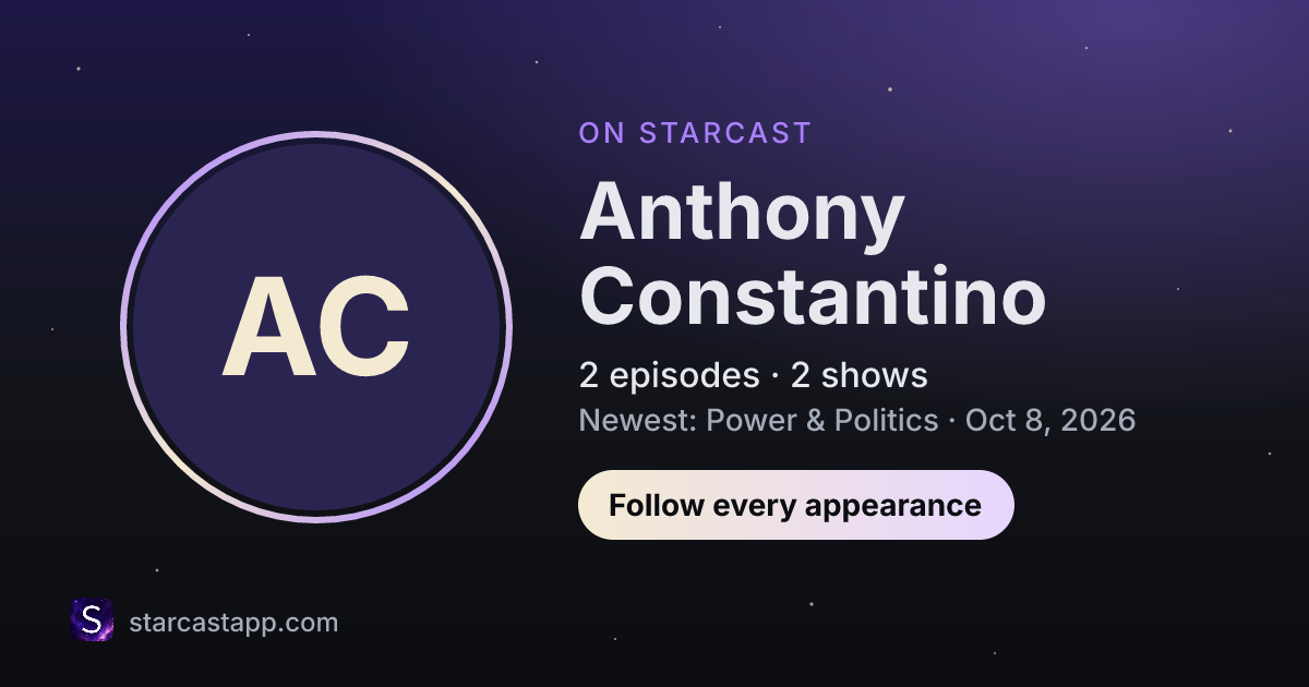 The preview card for Anthony Constantino