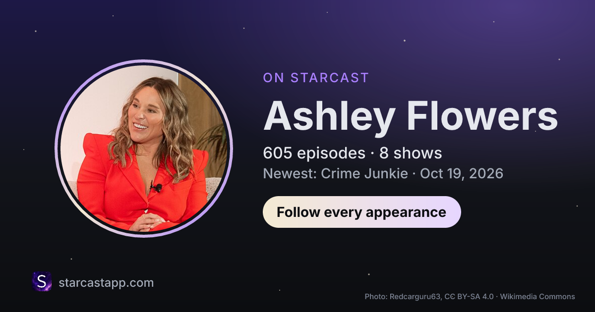The preview card for Ashley Flowers