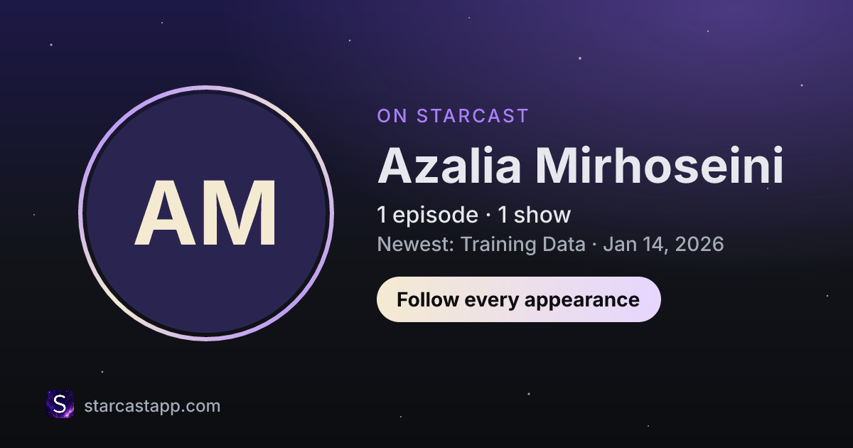 The preview card for Azalia Mirhoseini