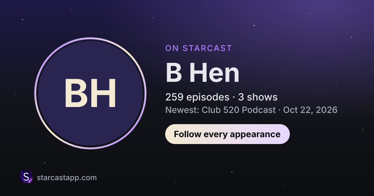 The preview card for B Hen