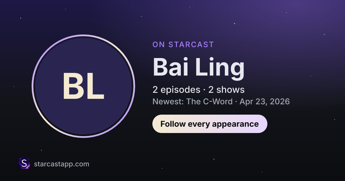 The preview card for Bai Ling