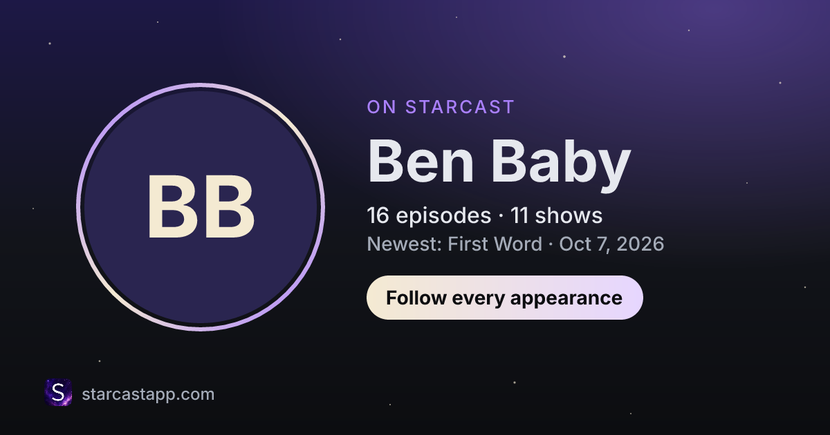 The preview card for Ben Baby