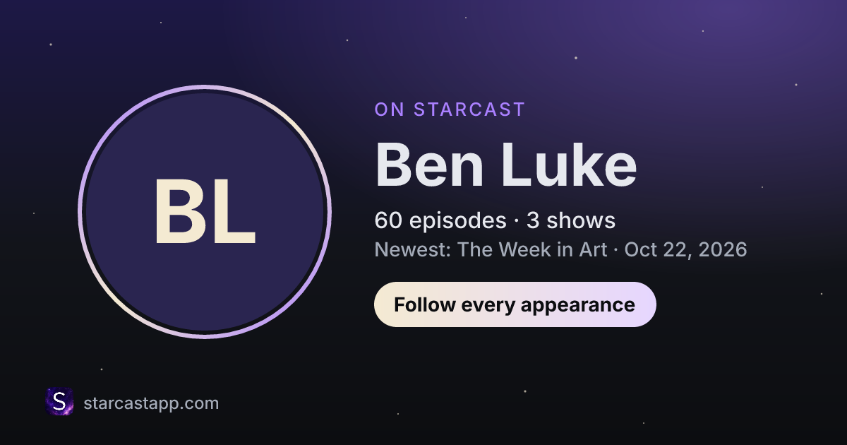 The preview card for Ben Luke
