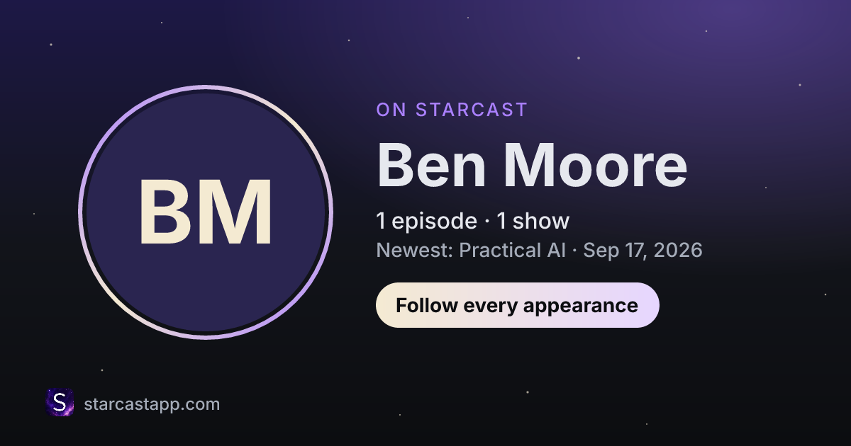 The preview card for Ben Moore