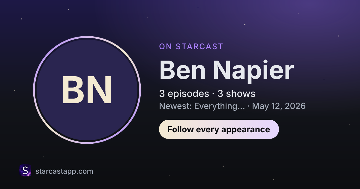 The preview card for Ben Napier