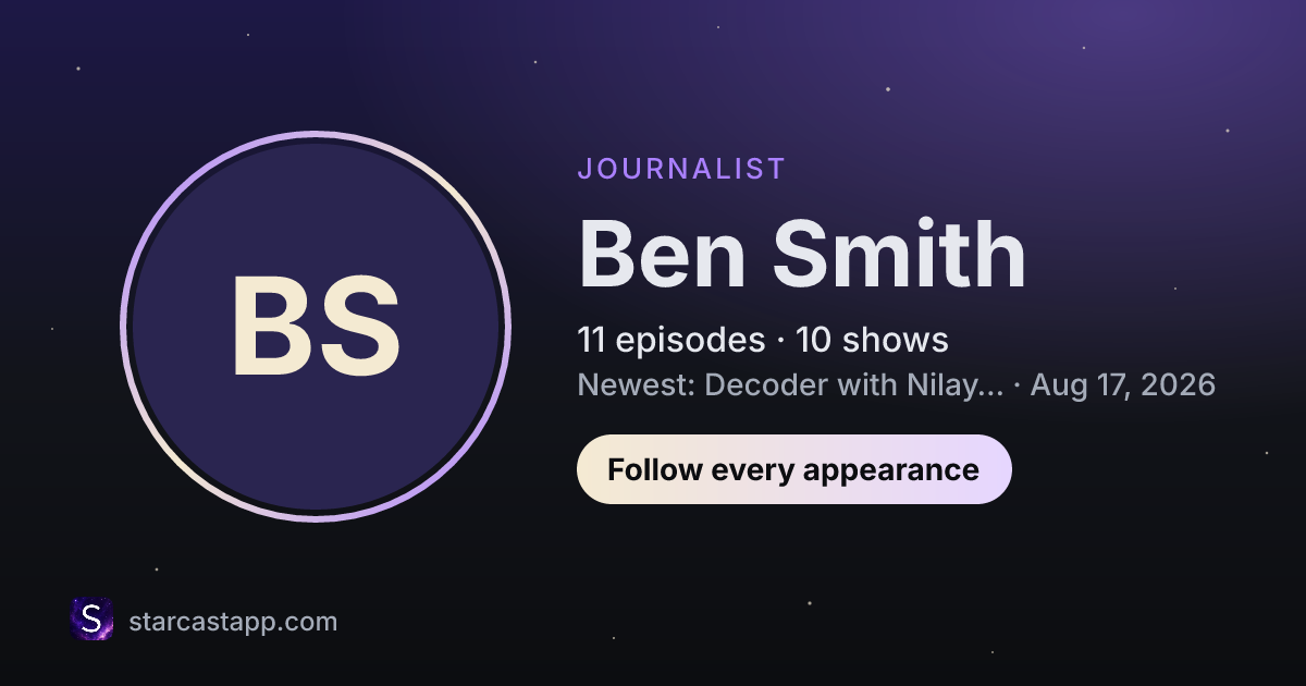 The preview card for Ben Smith