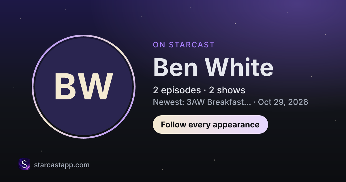 The preview card for Ben White