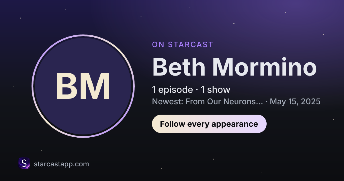The preview card for Beth Mormino
