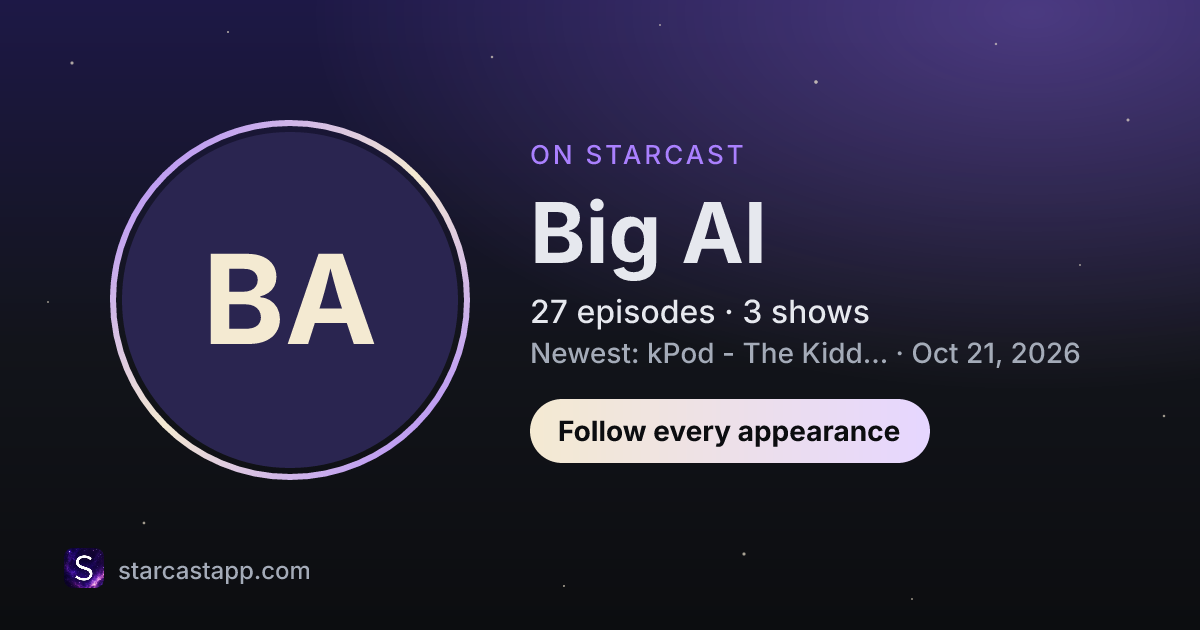 The preview card for Big Al