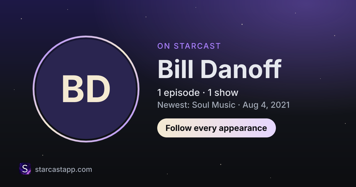 The preview card for Bill Danoff