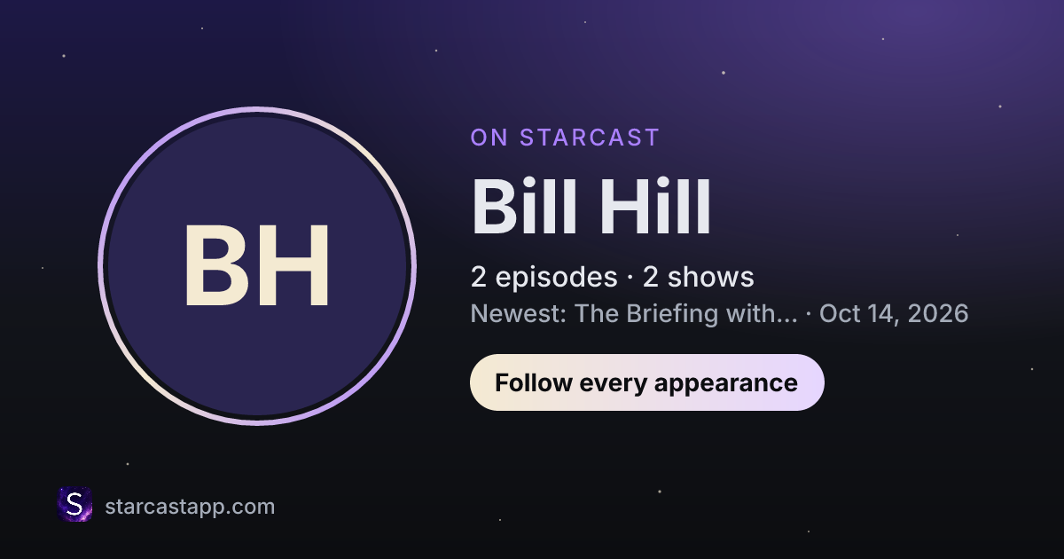 The preview card for Bill Hill