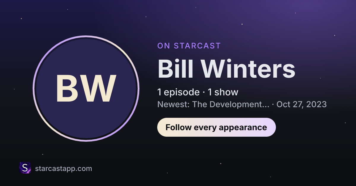 The preview card for Bill Winters