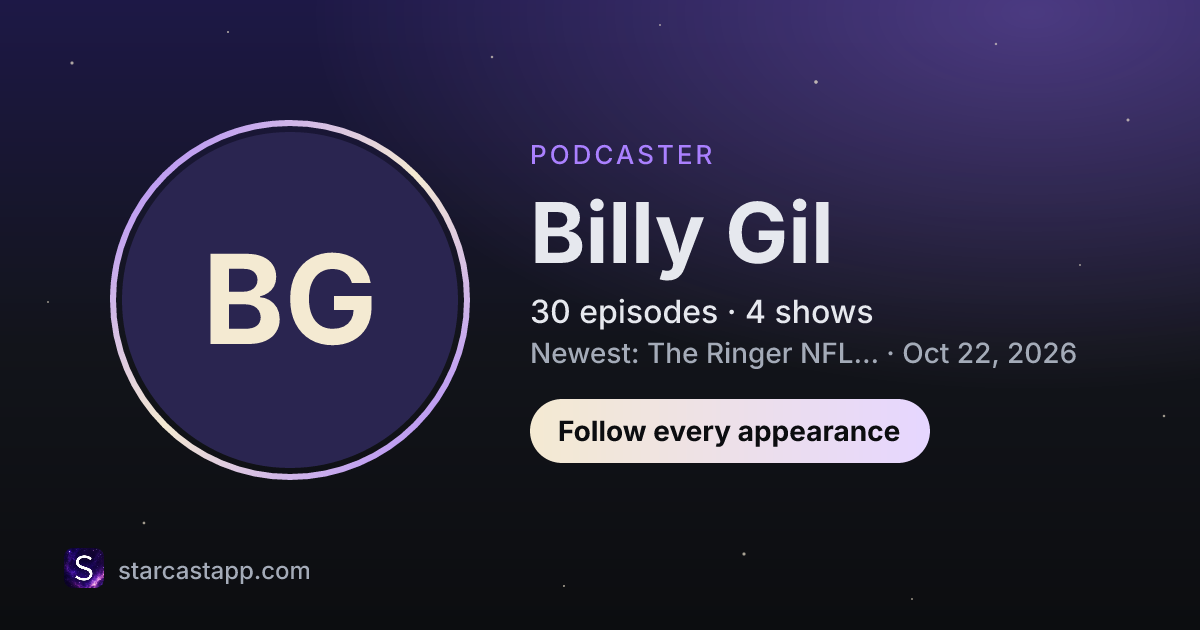 The preview card for Billy Gil