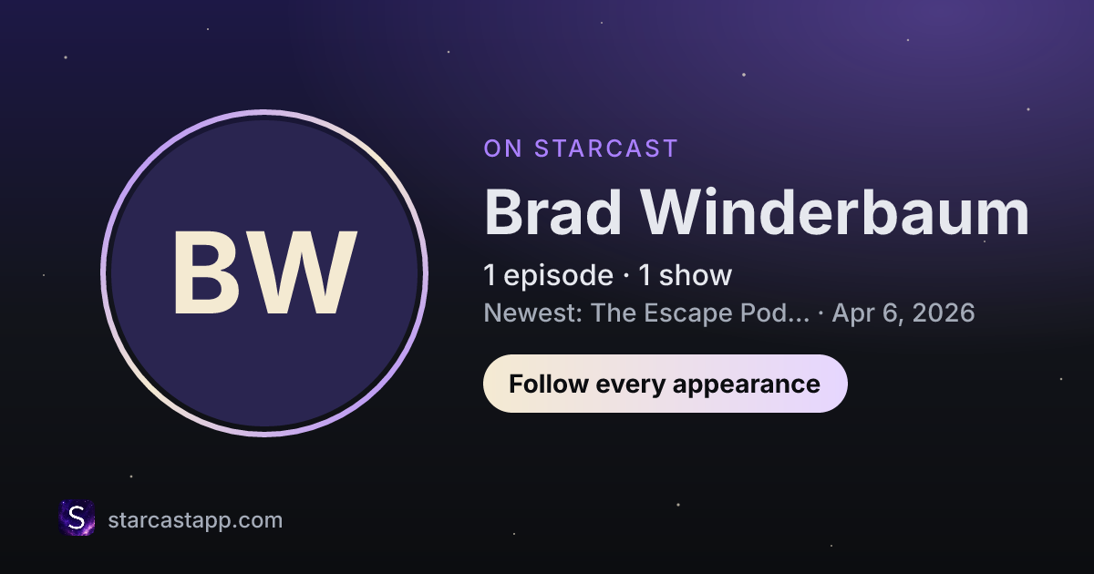 The preview card for Brad Winderbaum