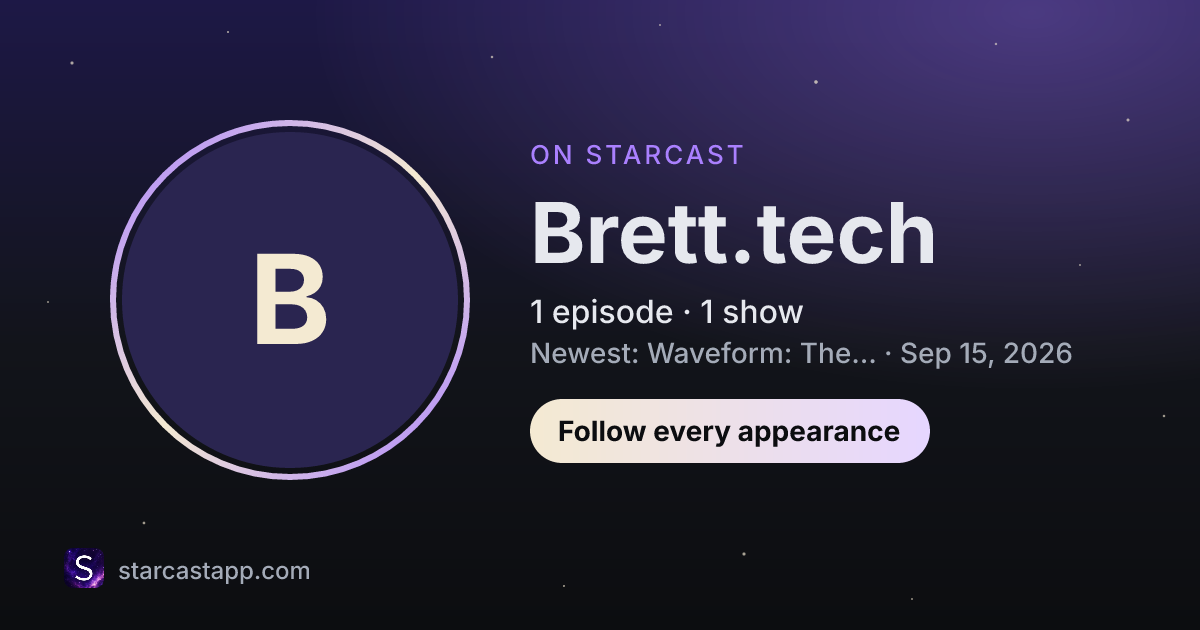 The preview card for Brett.tech
