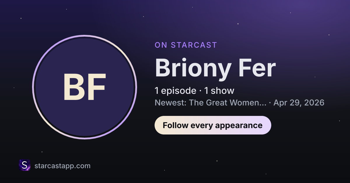 The preview card for Briony Fer