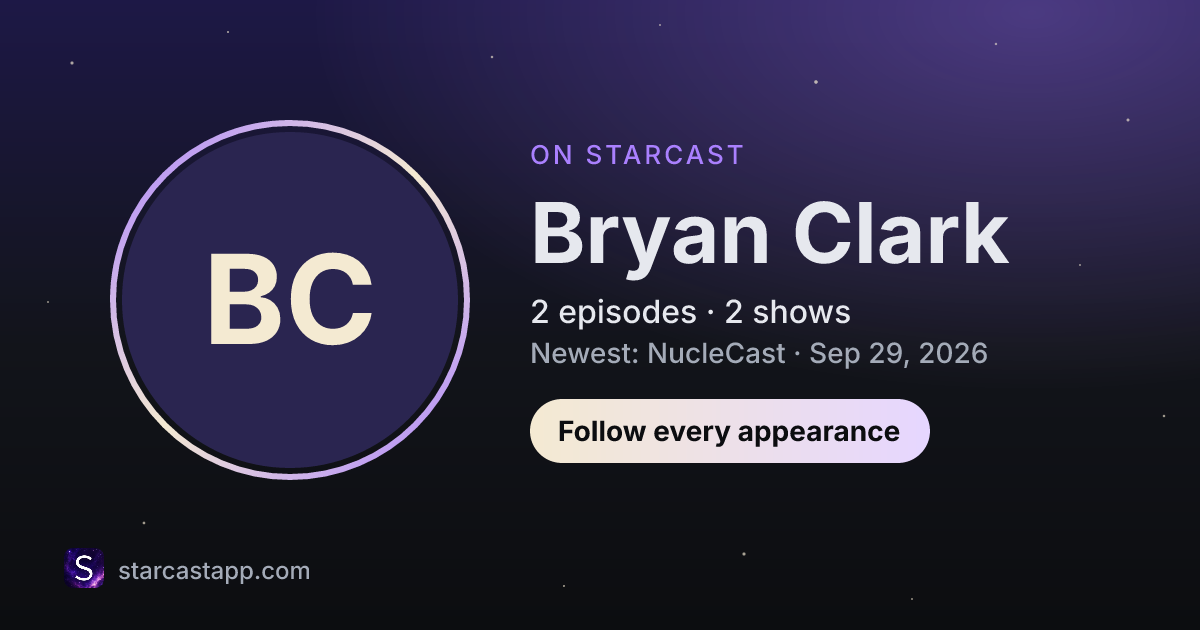 The preview card for Bryan Clark