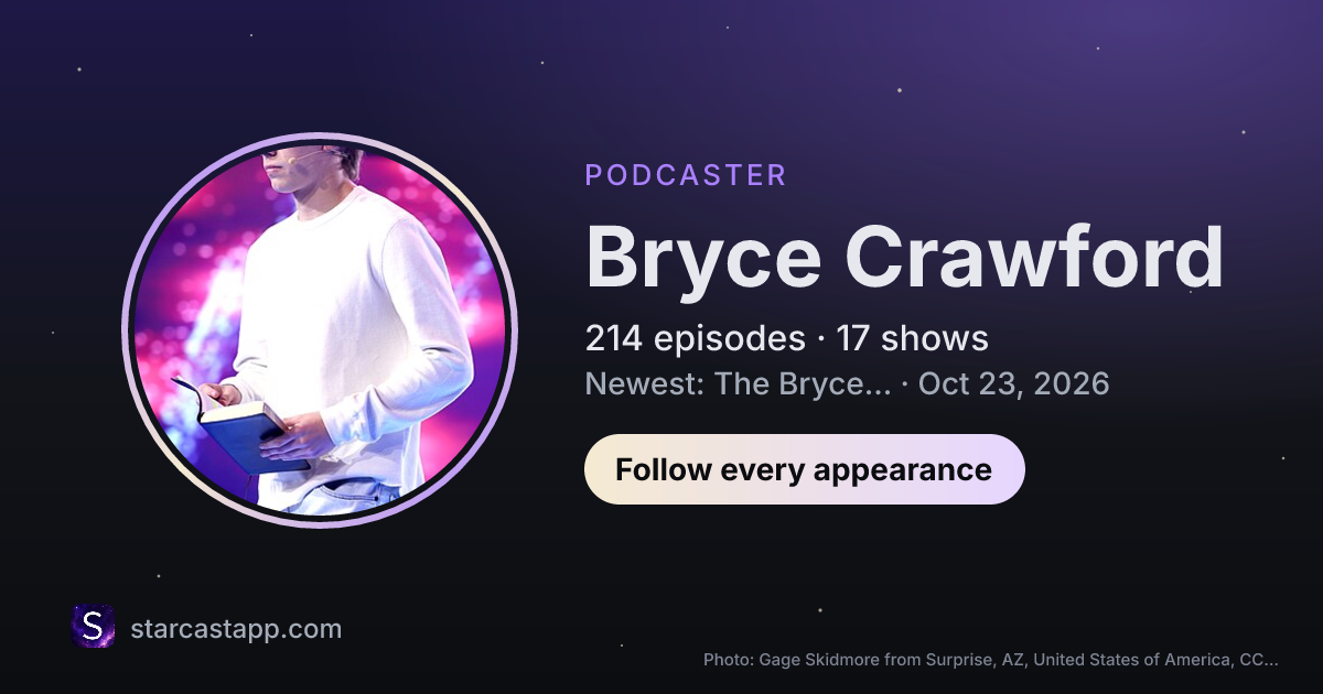 The preview card for Bryce Crawford