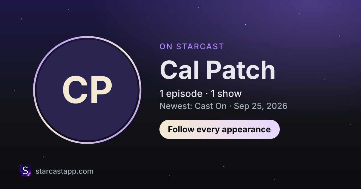 The preview card for Cal Patch