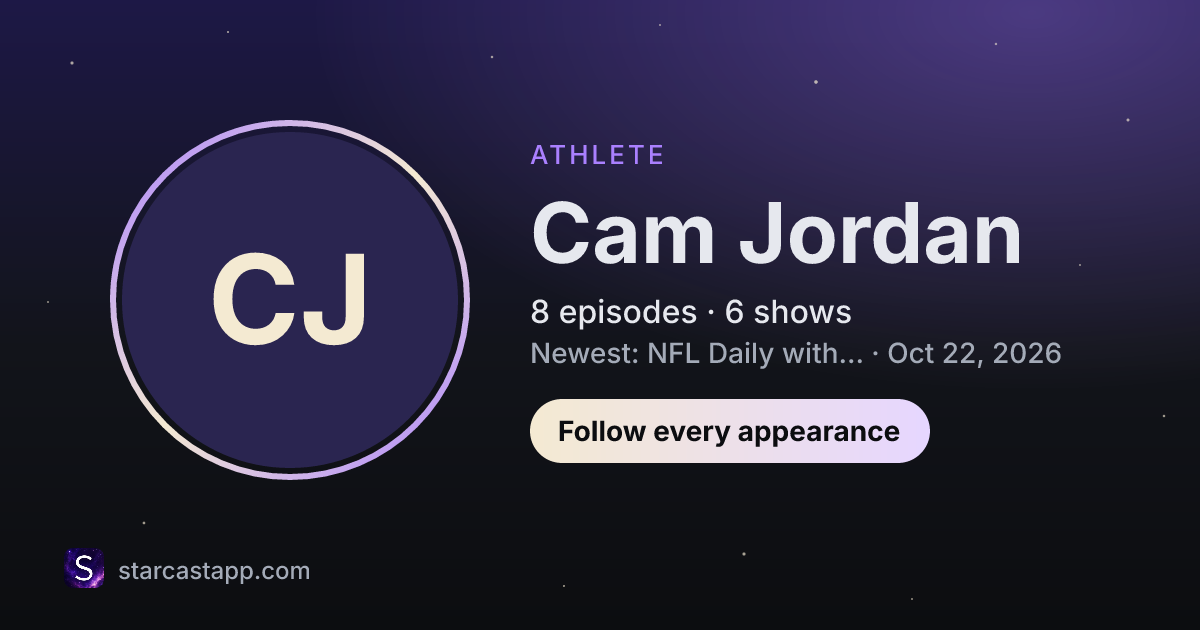 The preview card for Cam Jordan