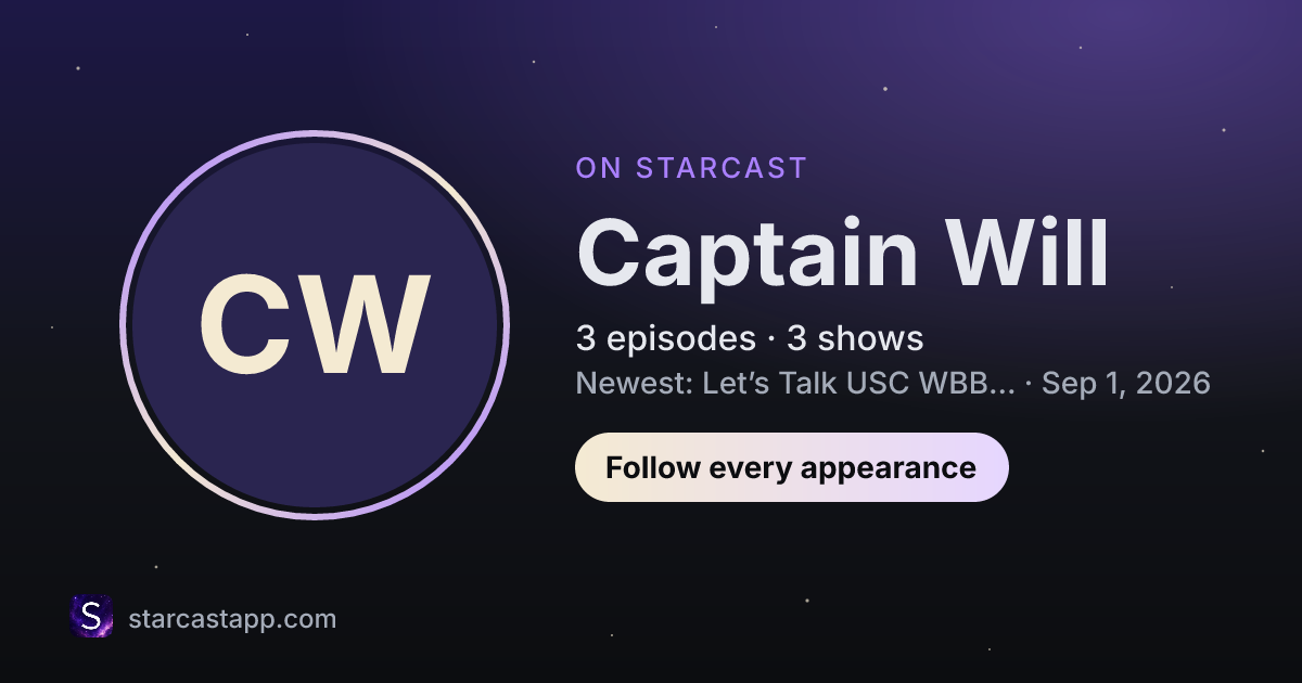 The preview card for Captain Will