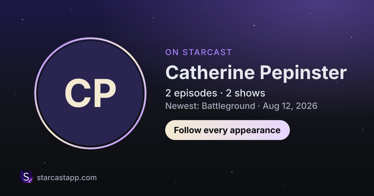 The preview card for Catherine Pepinster