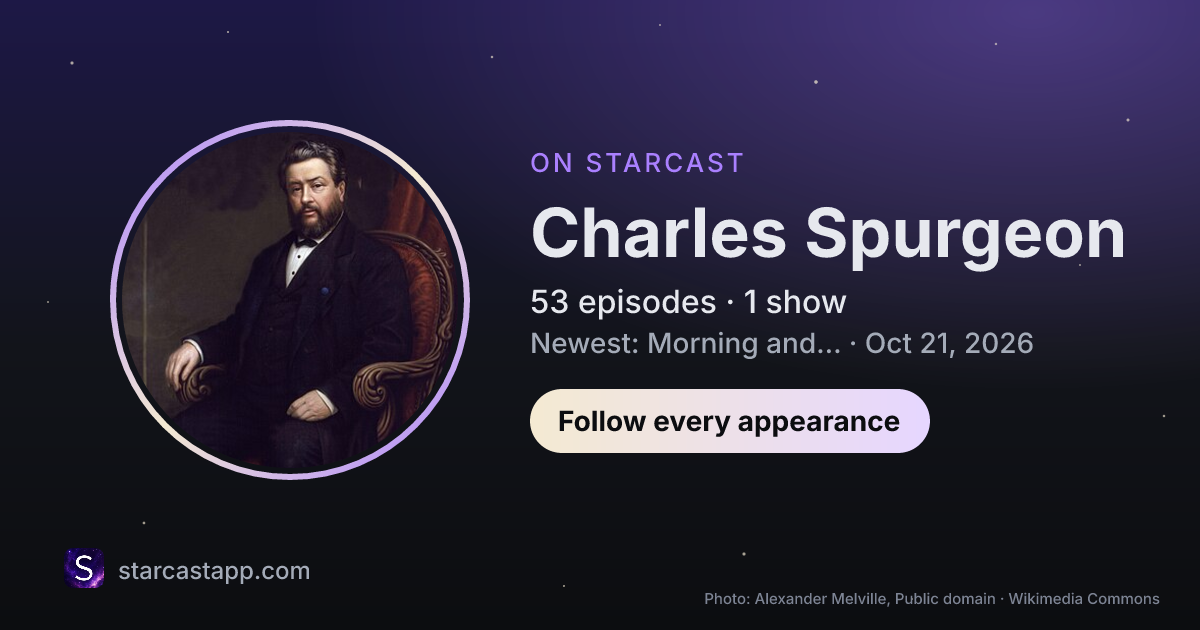 The preview card for Charles Spurgeon