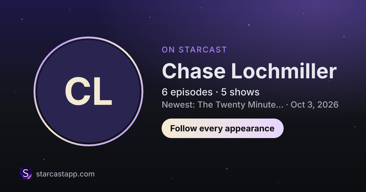 The preview card for Chase Lochmiller